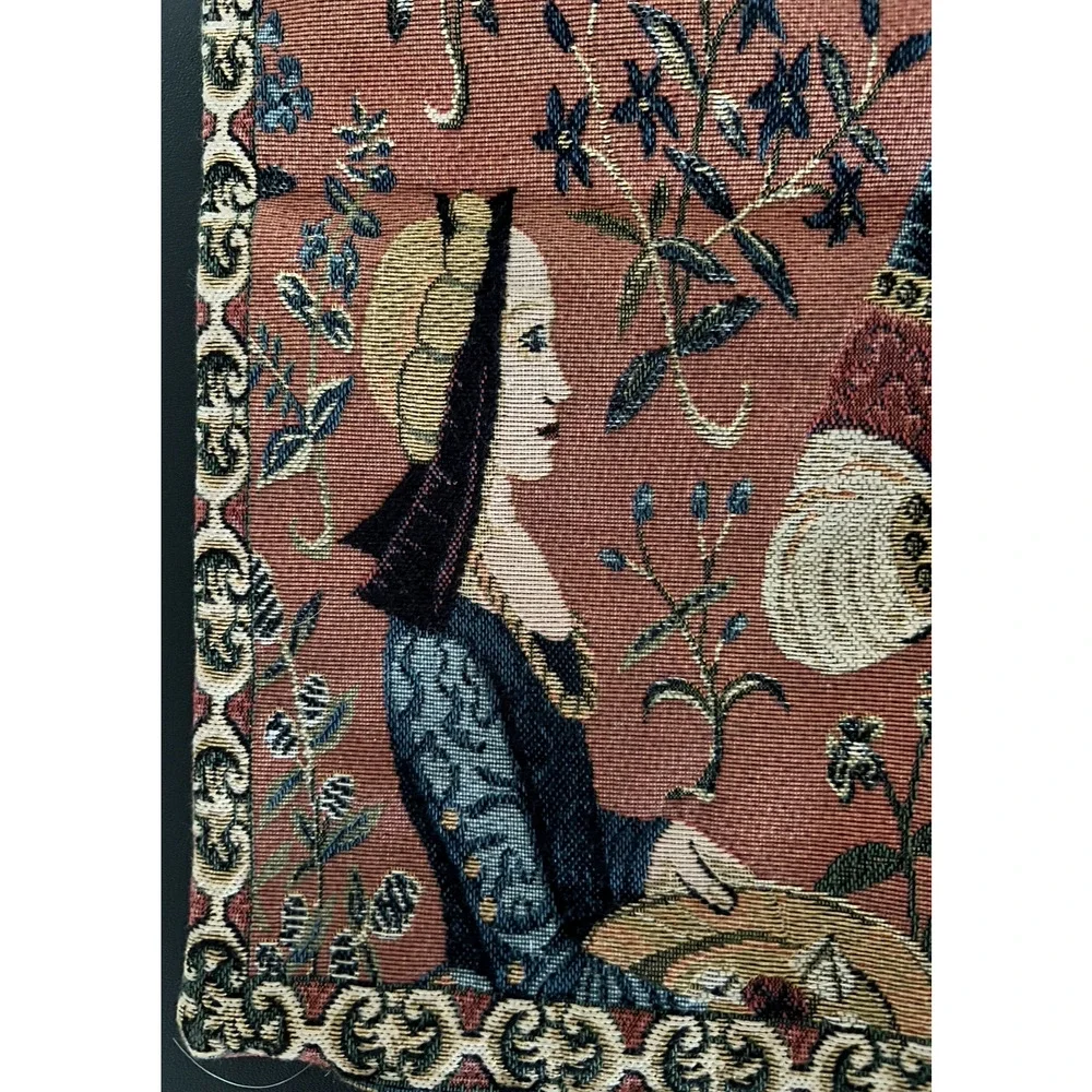 Sight Lady and Unicorn European Tapestry Throw Pillow Cushion Cover 18